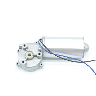 خرید موتور چرخ دنده 24 ولتی DC کرمی کم صدا با گیربکس 1:21 428 دور در دقیقه 1.5 آمپر online manufacture