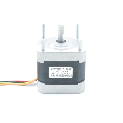 خرید Nema17 42mm 42BYGH610-78AE سفارشی Hybrid Stepper Motor 11mH 0.5A 3V 0.2N.M online manufacture