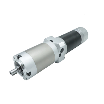 خرید موتور Bldc 57mm با گیربکس سیاره ای 38N.m نسبت کاهش 125:1 24V 30RPM online manufacture
