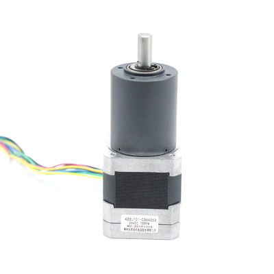 خرید NEMA 17 Micro Gearbox Motor Brushless with Speed ​​Reducer 75 RPM online manufacture